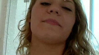 busty fat teen's huge tits bounce in rough pounding