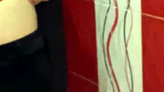 sexy arab hijab secretary fucked hard in office toilet