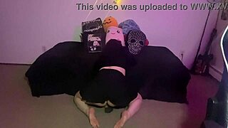 Thick Goth Pawg Slams and Rides Monster BBC Dildo Hard!