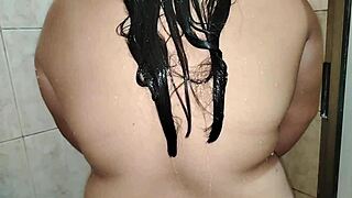 secret busty babe bath caught on hidden cam real