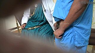doctor catches nurse getting pounded hard in hidden clinic fuck session!