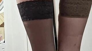 innocent teen elza kom's hidden slave cravings with strapon and heels