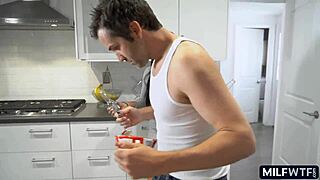 bored housewife craves big tits milf cheating action with horny stud