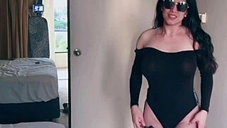 Pretty Asian Ladyboy Strips Jeans Reveals Gifted Big Boobs!