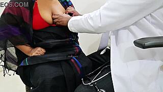 Doctor roughly uses sexy patient pussy in hospital clinic cheating exam fuck