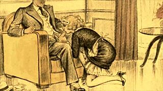 exploring vintage erotic art in retro style