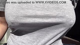 Big Boobs Bounce as Horny Milf Artemisia Loves Outdoor Thrills