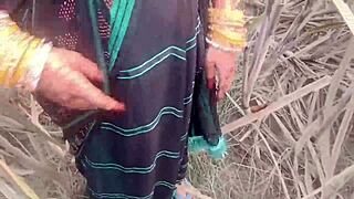 Shocking Indian Village Pissing Frenzy in Public Outdoors!