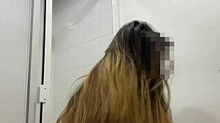 stepbrother bursts in bathroom unleashing huge cock surprise for wild fuck