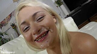 cute olivia dives into her first intense anal pounding