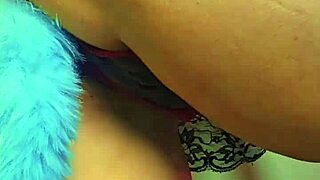 Tattoo Slut Wife Dances in Tanga Anal Plug Tail Masturbates Vibrator