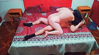 Rough pounding friends big ass wife doggystyle till creampie