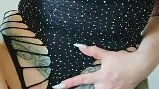redhead milf's huge tits bounce as cock fills her tight pussy close-up