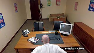 High Class Wife Feels Passion Titty Fucking Principal's Huge Dick