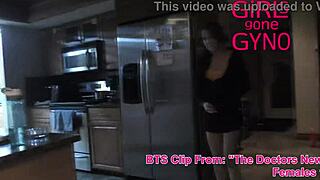 stacy shepard strips naked backstage before gyno exam