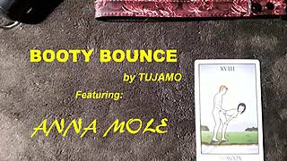 Watch Anna Mole's Booty Bounce Wild in Dildo PMV!