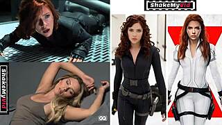 Jerk Off to Black Widow Scarlett Johansson's Hot Challenge