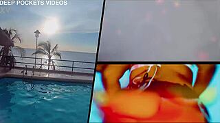 south american big tits latina oils up for interracial pounding