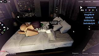 CUTE KITTY POUNDED ROUGH in Roblox Sex Frenzy