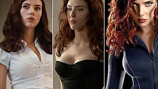 Jerk Off to Black Widow Scarlett Johansson's Hot Challenge