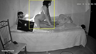 hidden cam catches slutty wife sucking neighbor dick part 3