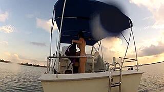 thrilling boat adventure with daring outdoor flashes