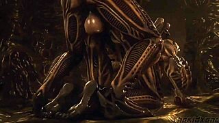Alien Monsters Ravaging Big Tits and Ass in Epic Cumshot Montage!