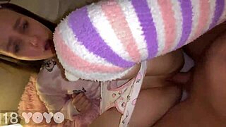 Stepsis Caught Sniffing Panties Leads To Creampie Fuck