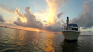 thrilling boat adventure with daring outdoor flashes