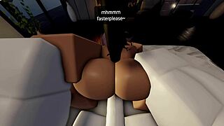 CUTE KITTY POUNDED ROUGH in Roblox Sex Frenzy