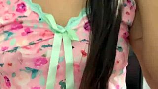 oh stroke this curvy latina cutie's fat body till she gives up her virgin pussy!