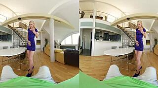 czech vr blonde slut mesmerized bends for your thick cock deep