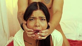 Colombian Petite Big Ass Camila Henao Wet Pussy Tight Tits Blowjob Cum Covered Skills
