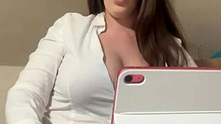 your sexy curvy secretary boss gives dirty joi jerk off instructions like mommy