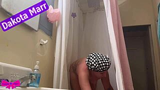 Chubby Dakota Marr Showers Lotioning Hairy Bush Tattoos Nebraska Swinger Wet Pussy Dirty Talk