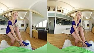 czech vr blonde slut mesmerized bends for your thick cock deep