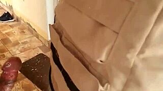 colombian engineer nataly's perfect body bent over for sensual pre-work doggystyle creampie