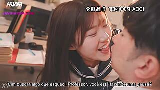 hot student tempts professor into betraying his wife