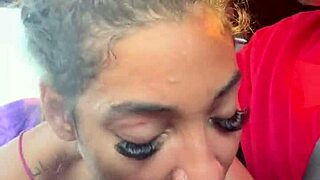 Explosive Roadhead Deepthroat In Car!