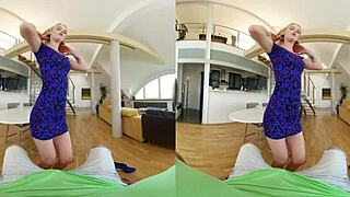 czech vr blonde slut mesmerized bends for your thick cock deep