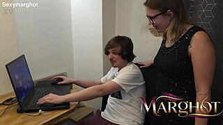 sucking his cock during fortnite then he destroys my ass hard