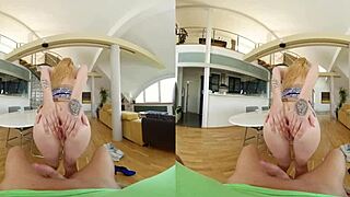 czech vr blonde slut mesmerized bends for your thick cock deep