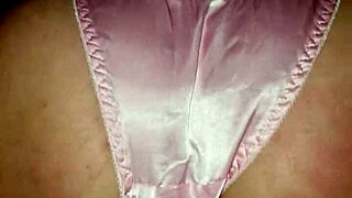 satindesire teases pussy in shiny satin panties raw