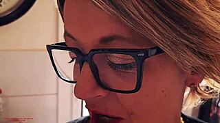Innocent-Looking Kitchen Housewife Karina Begs for Limitless POV Quickie