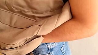 colombian engineer nataly's perfect body bent over for sensual pre-work doggystyle creampie