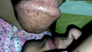 dad sneaks in to fuck tight wet pussy while wife rests