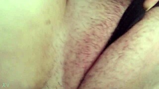 hazey bbw wet panty stuffing clit fingering moans