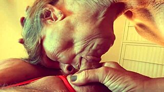 granny velma dinkley deepthroats cock in open bathrobe cosplay case