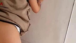 colombian engineer nataly's perfect body bent over for sensual pre-work doggystyle creampie