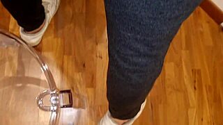 amateur handjob with massive cumshot from huge cock
